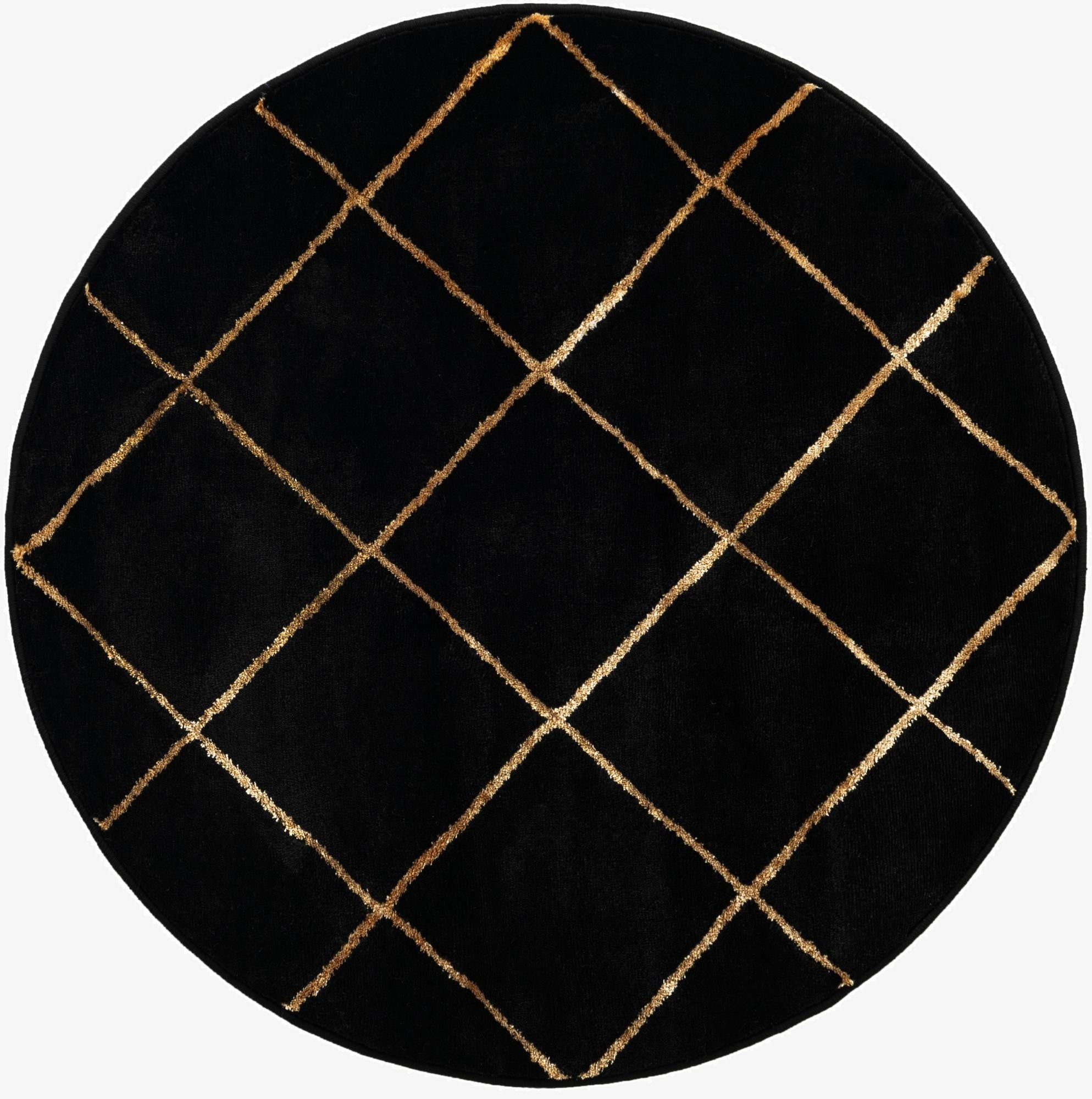  3' x 3' Vogue Geo Round Rug