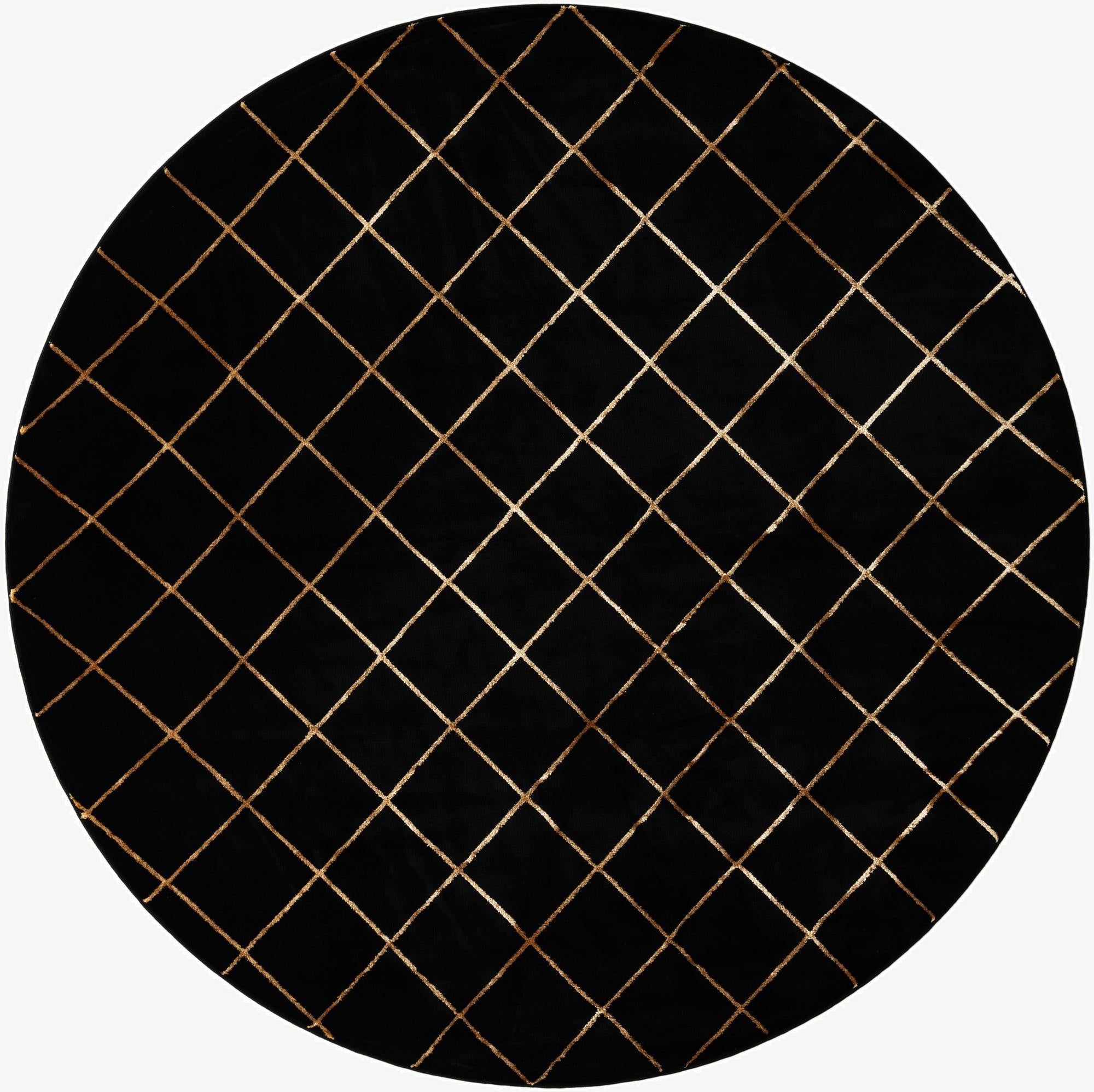  10' x 10' Vogue Geo Round Rug