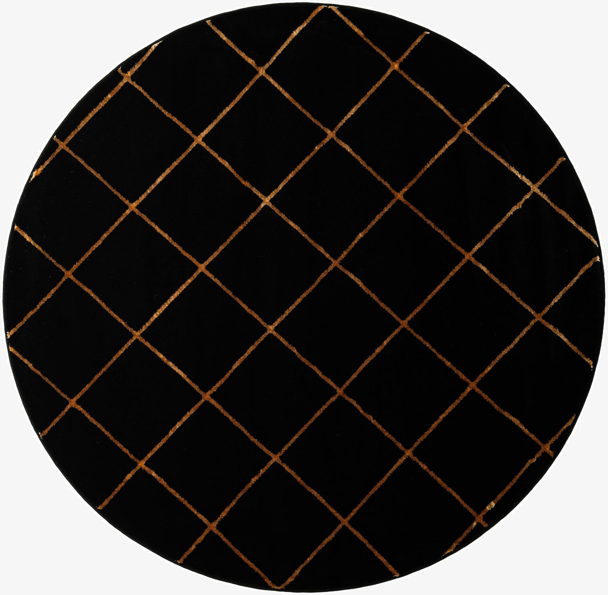  6' x 6' Vogue Geo Round Rug