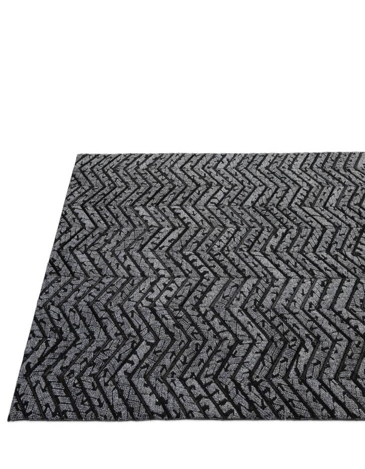 Detail image of  4' 11 x 7' 8 Cowhide - Patchwork Rug