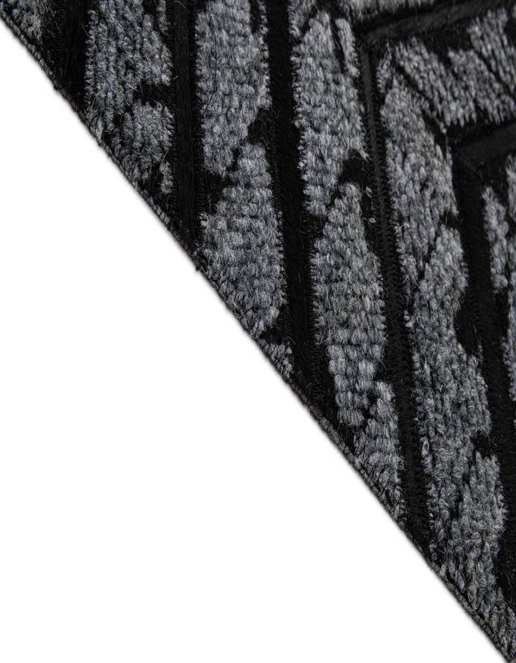 Detail image of  4' 11 x 7' 8 Cowhide - Patchwork Rug