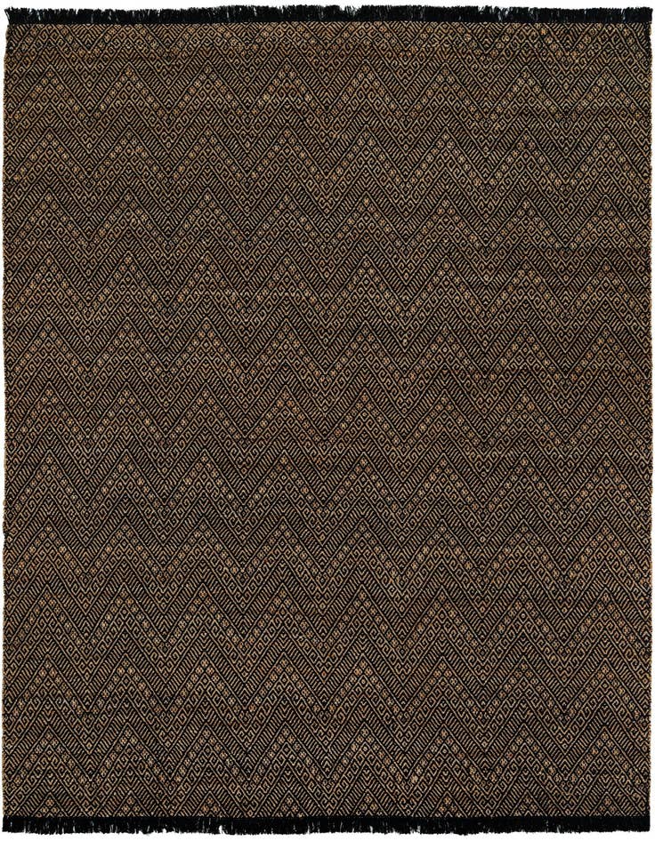 Detail image of  10' x 14' 1  Hand Braided Jute Rug