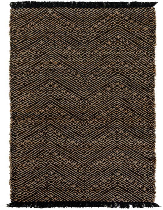 Detail image of  2' 7 x 10'  Hand Braided Jute Runner Rug
