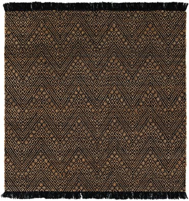 6' 1 x 6' 1  Hand Braided Jute Square Rug