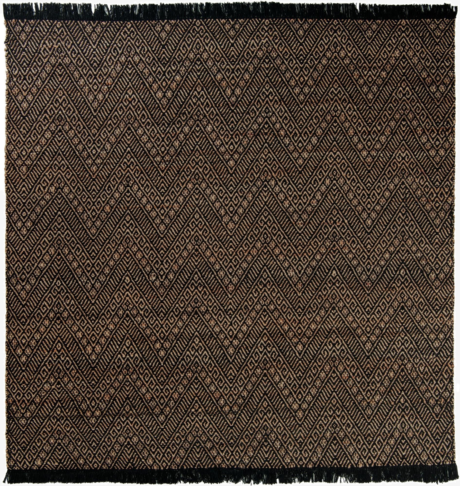  7' 10 x 7' 10  Hand Braided Jute Square Rug