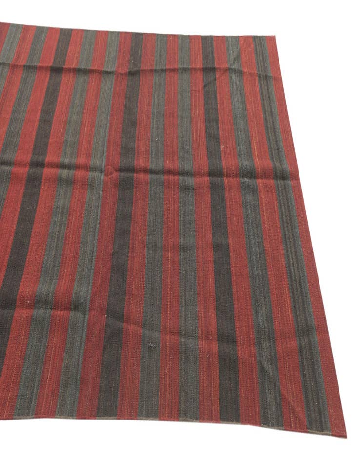 Detail image of  5' 5 x 9' 7  Hand Woven Kilim Modern Wool Rug