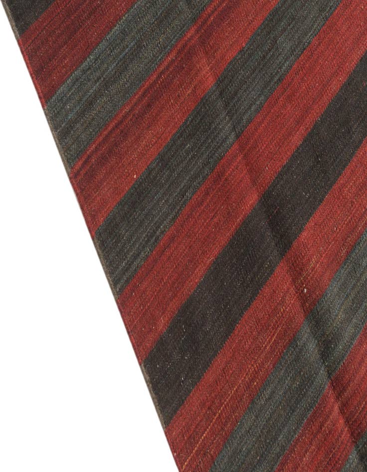 Detail image of  5' 5 x 9' 7  Hand Woven Kilim Modern Wool Rug