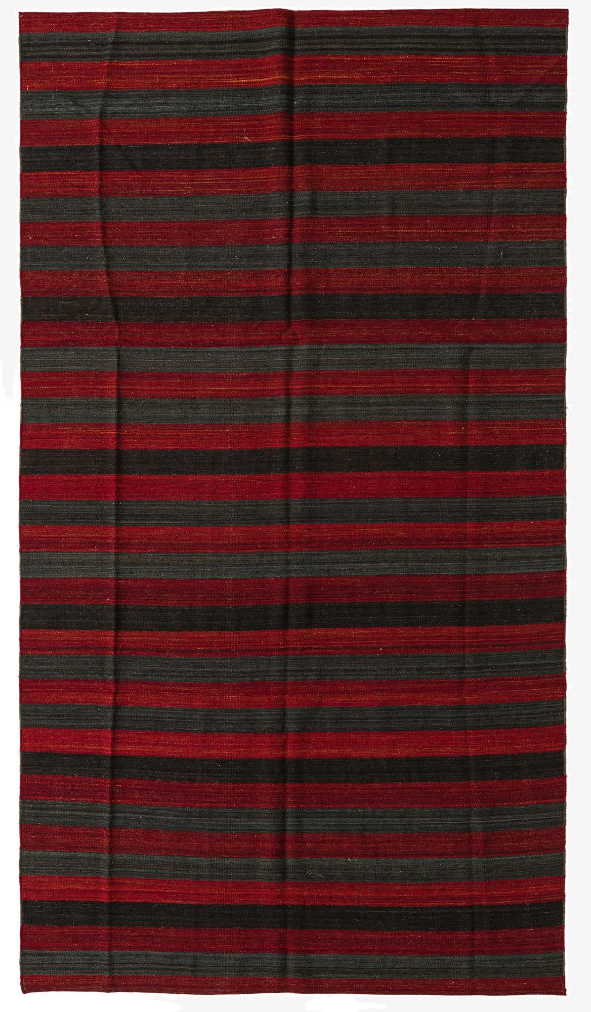  5' 5 x 9' 7  Hand Woven Kilim Modern Wool Rug