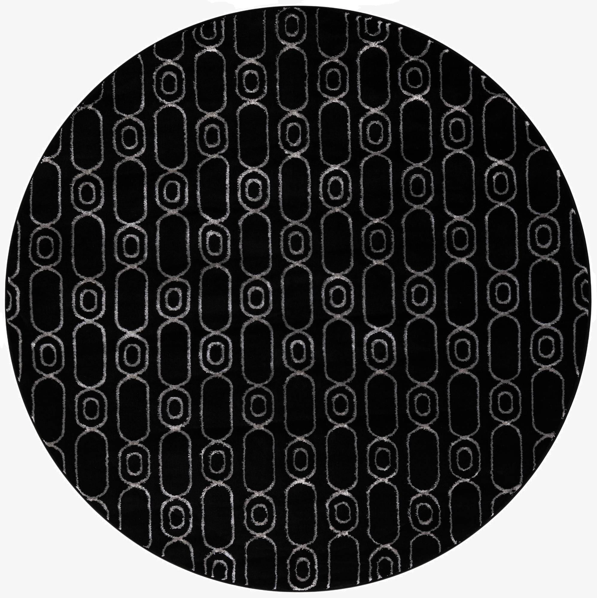  6' x 6' Vogue Geo Round Rug