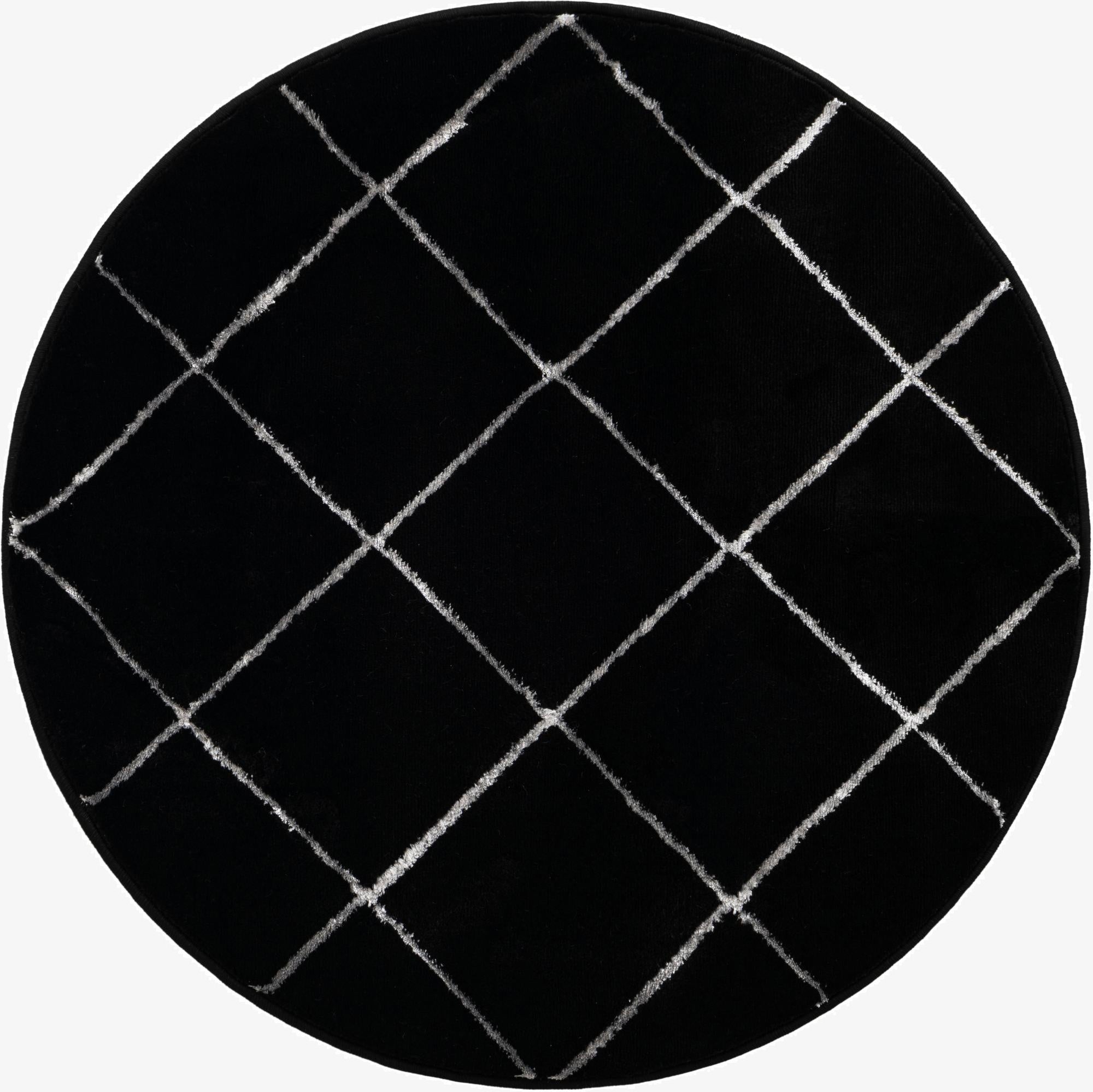  3' x 3' Vogue Geo Round Rug