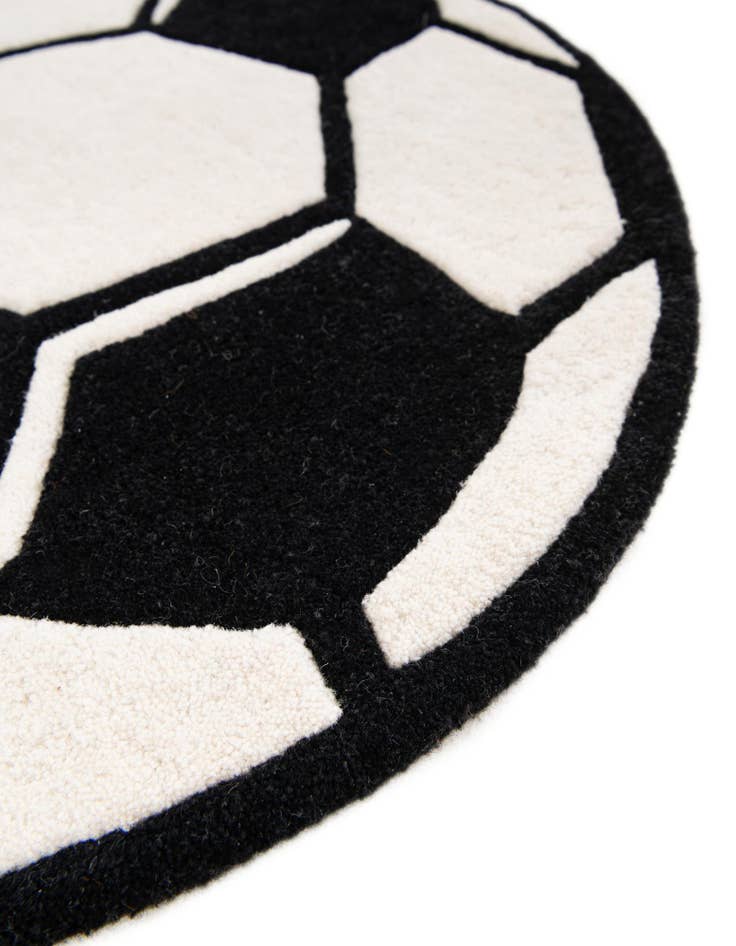 Detail image of  6' 1 x 6' 1 Playtime Kids Wool Freeform Rug