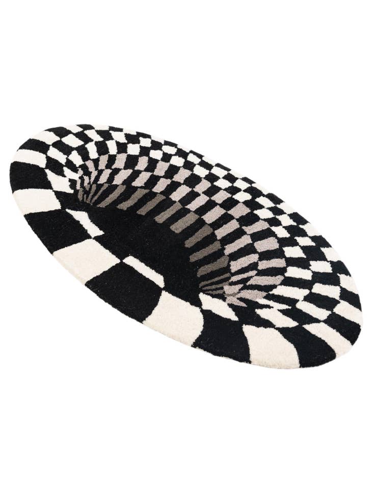 Detail image of  1' 9 x 3' 5 Playtime Kids Wool Oval Rug