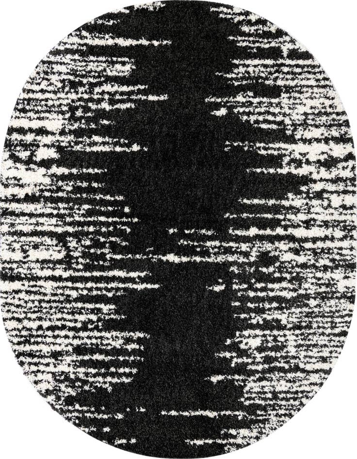 Detail image of  7' 10 x 10' Serenity Shag Oval Rug