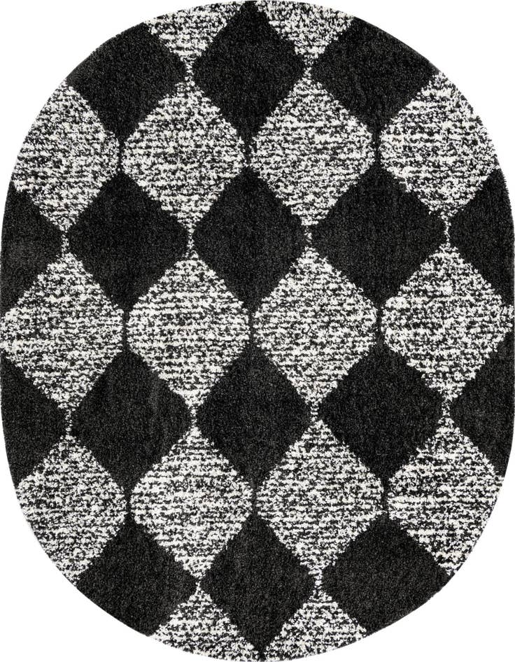 Detail image of  7' 10 x 10' Serenity Shag Oval Rug