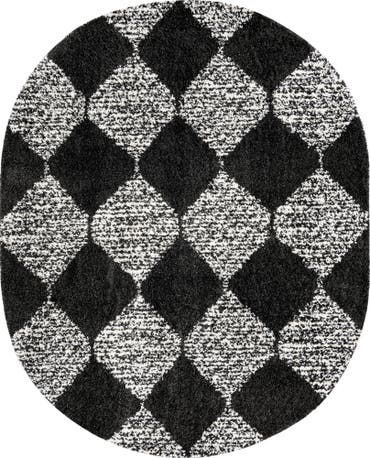  7' 10 x 10' Serenity Shag Oval Rug