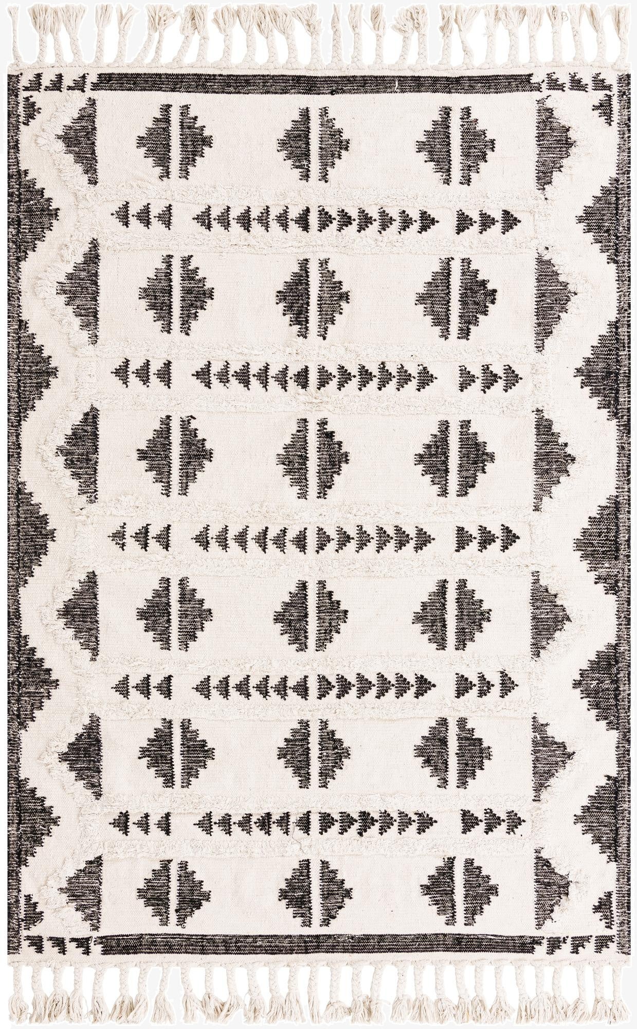  6' 1 x 9'  Hand Woven Arizona Wool Rug