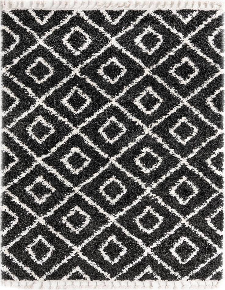 Detail image of  5' 3 x 8' Athena Shag Rug