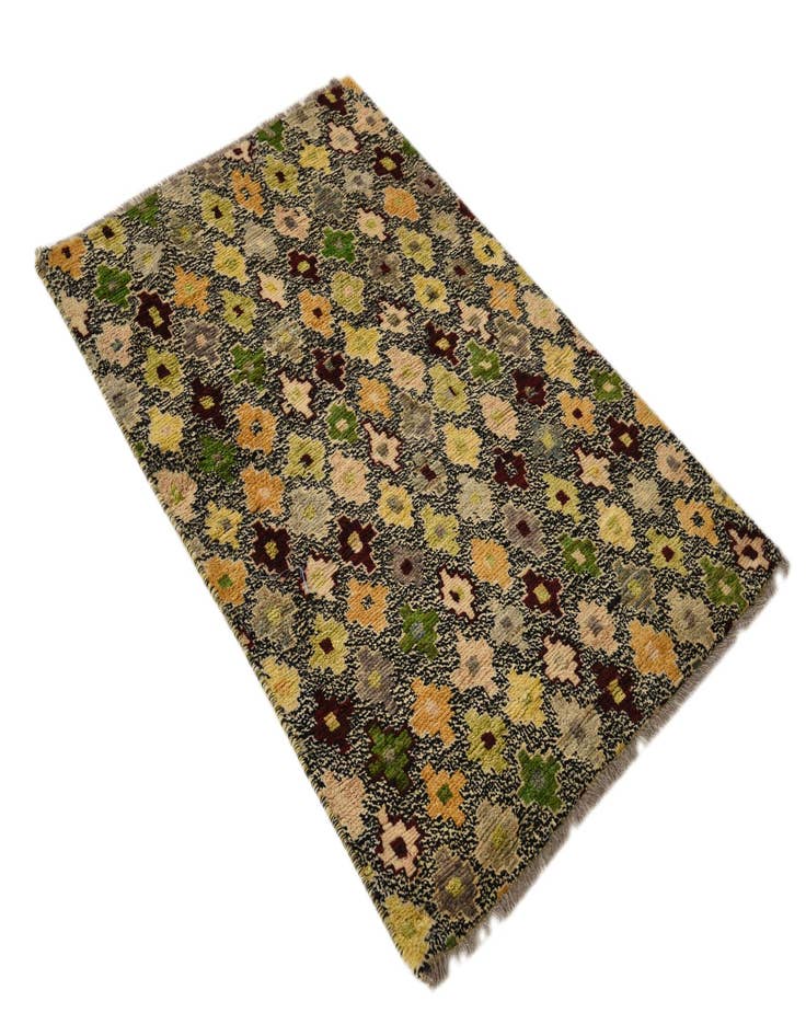 Detail image of  3' 4 x 5' 2  Hand Knotted Balouch Wool Rug