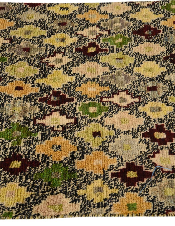 Detail image of  3' 4 x 5' 2  Hand Knotted Balouch Wool Rug