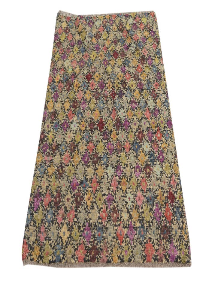 Detail image of  3' 2 x 4' 10  Hand Knotted Balouch Wool Rug