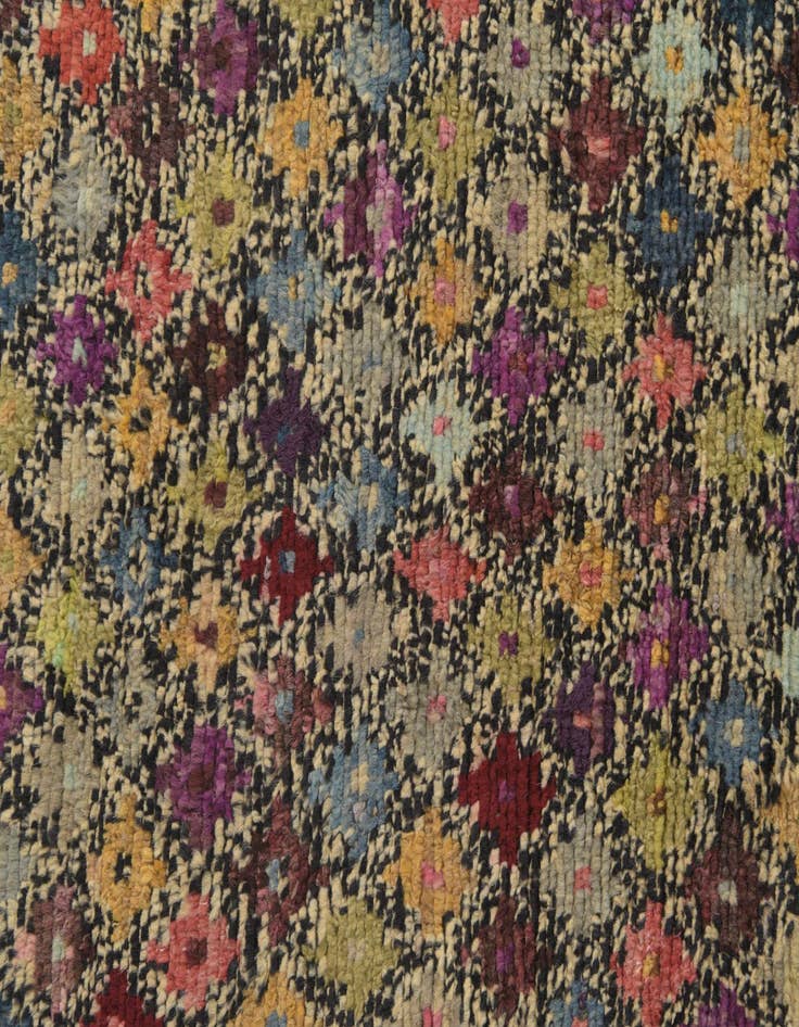 Detail image of  3' 2 x 4' 10  Hand Knotted Balouch Wool Rug