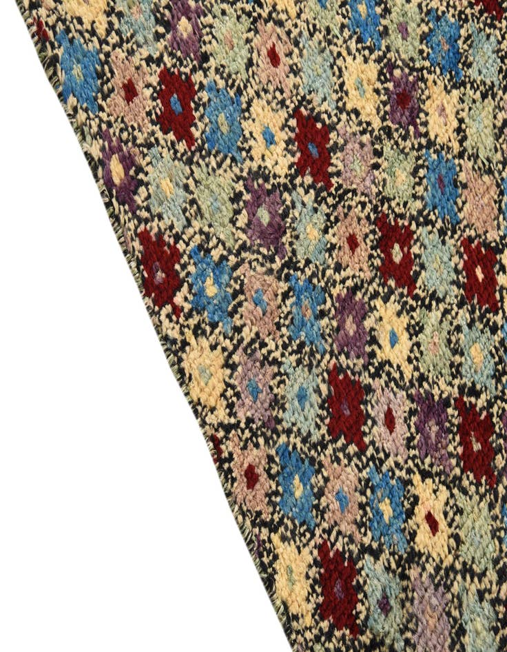 Detail image of  4' x 6' 5  Hand Knotted Balouch Wool Rug