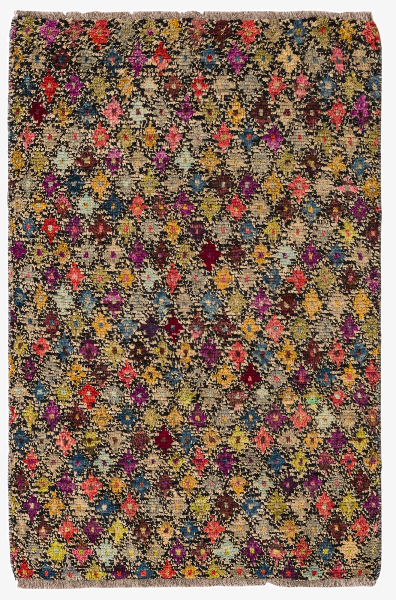  3' 2 x 4' 10  Hand Knotted Balouch Wool Rug