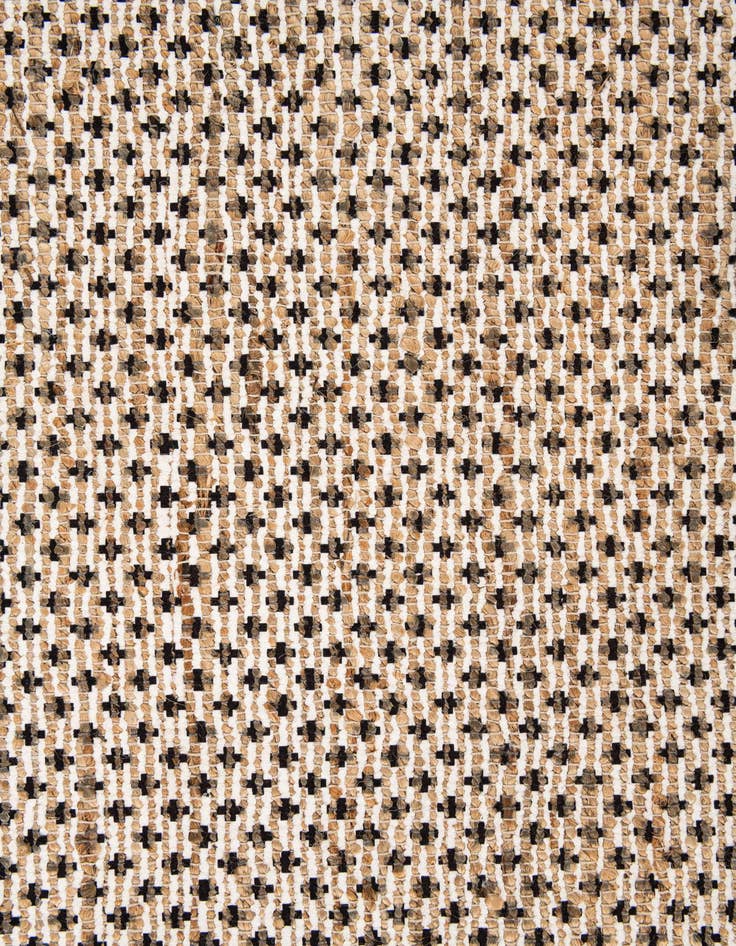 Detail image of  4' 2 x 6'  Hand Woven Chenille Jute Rug