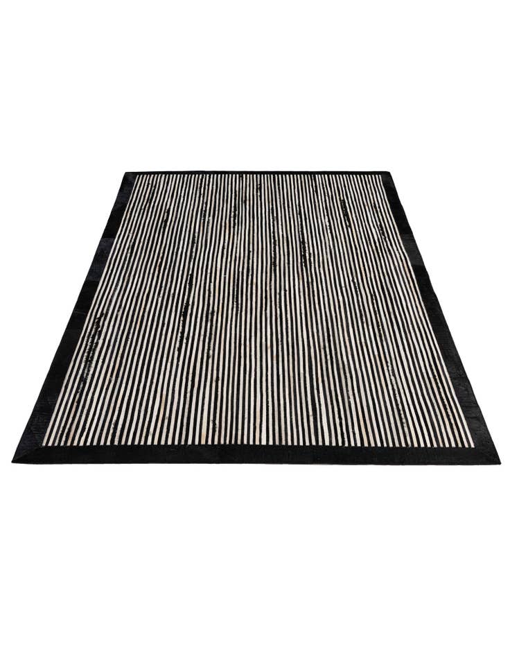 Detail image of  5' 1 x 7' 11 Cowhide - Patchwork Rug