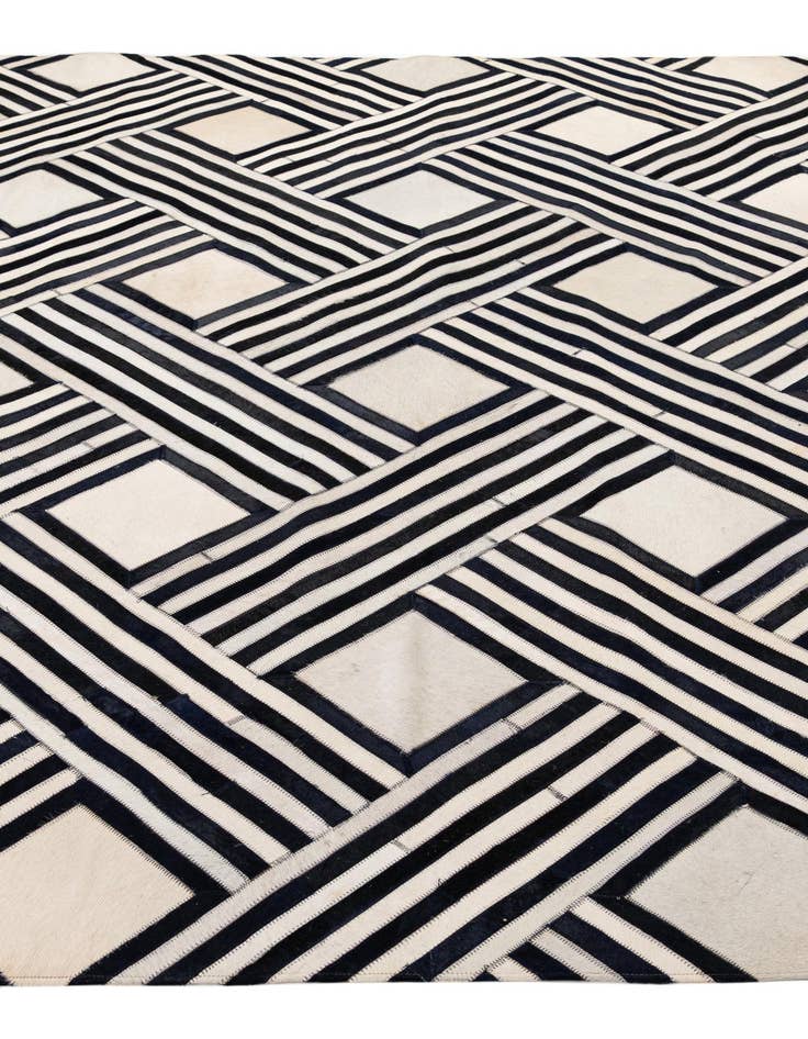 Detail image of  7' 11 x 9' 10 Cowhide - Patchwork Rug