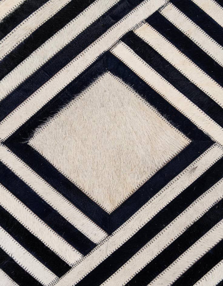Detail image of  7' 11 x 9' 10 Cowhide - Patchwork Rug