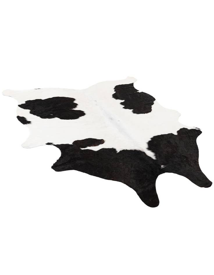 Detail image of  4' 4 x 4' 11 Cowhide Leather Rug