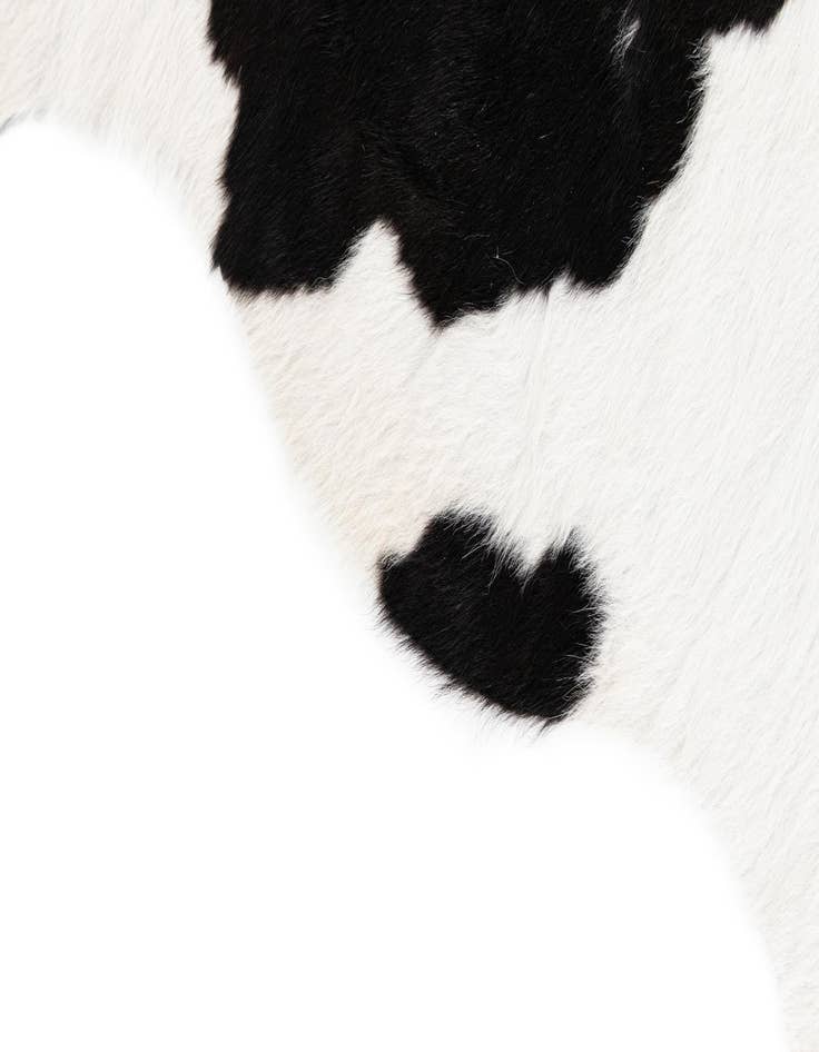 Detail image of  4' 4 x 4' 11 Cowhide Leather Rug