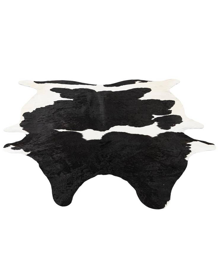 Detail image of  6' 2 x 6' 10 Cowhide Leather Rug