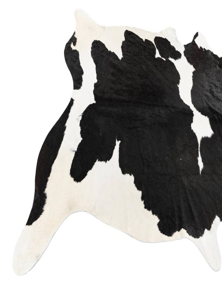 Detail image of  6' 2 x 6' 10 Cowhide Leather Rug