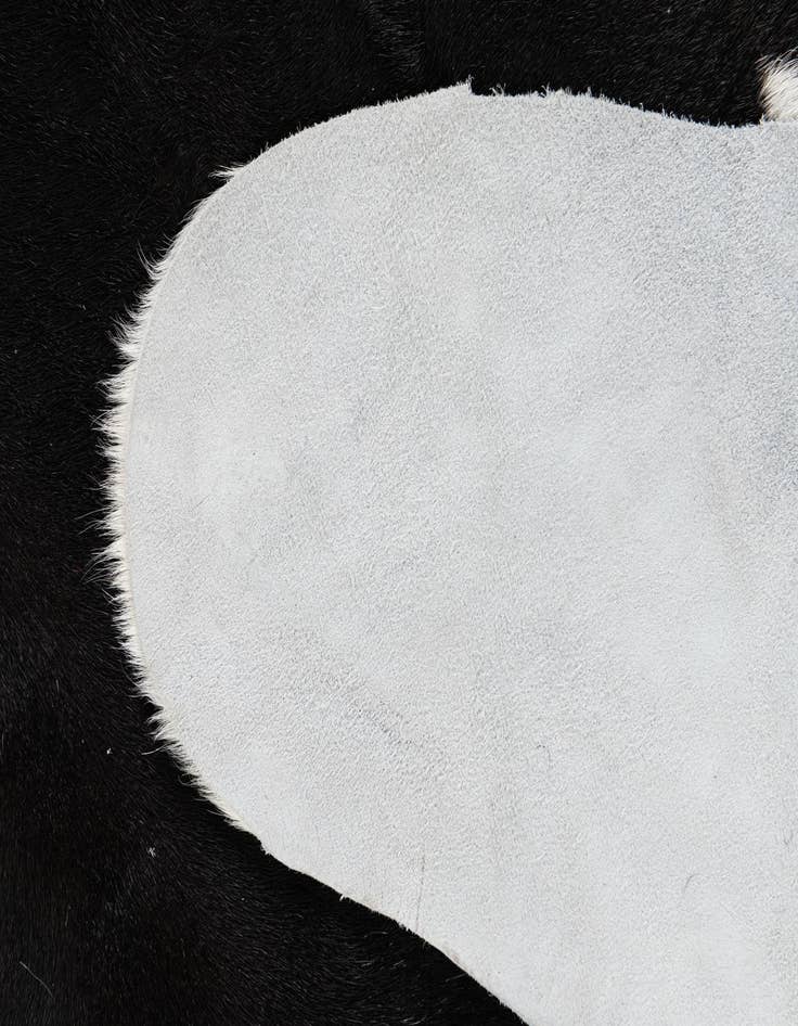 Detail image of  6' 2 x 6' 10 Cowhide Leather Rug