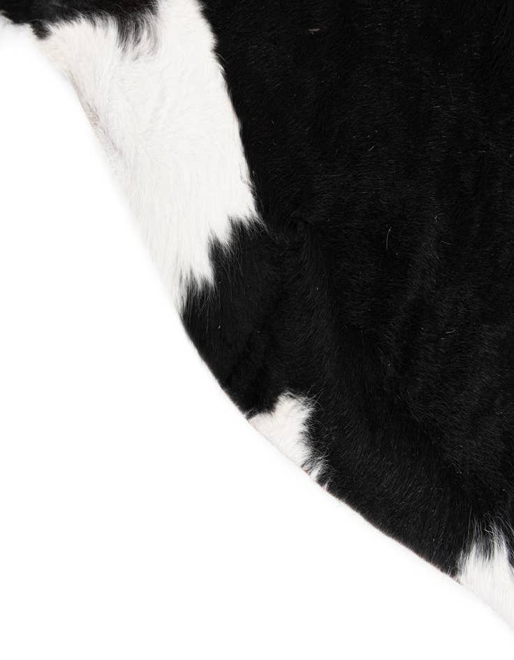 Detail image of  6' 2 x 6' 8 Cowhide Leather Rug