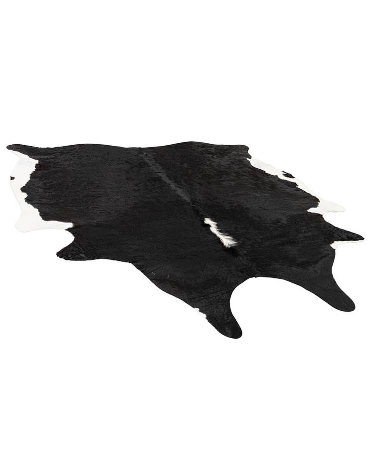 Detail image of  5' 6 x 6' 6 Cowhide Leather Rug