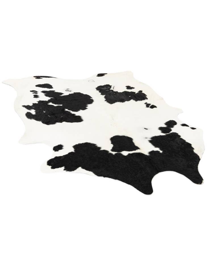 Detail image of  6' 5 x 7' 6 Cowhide Leather Rug