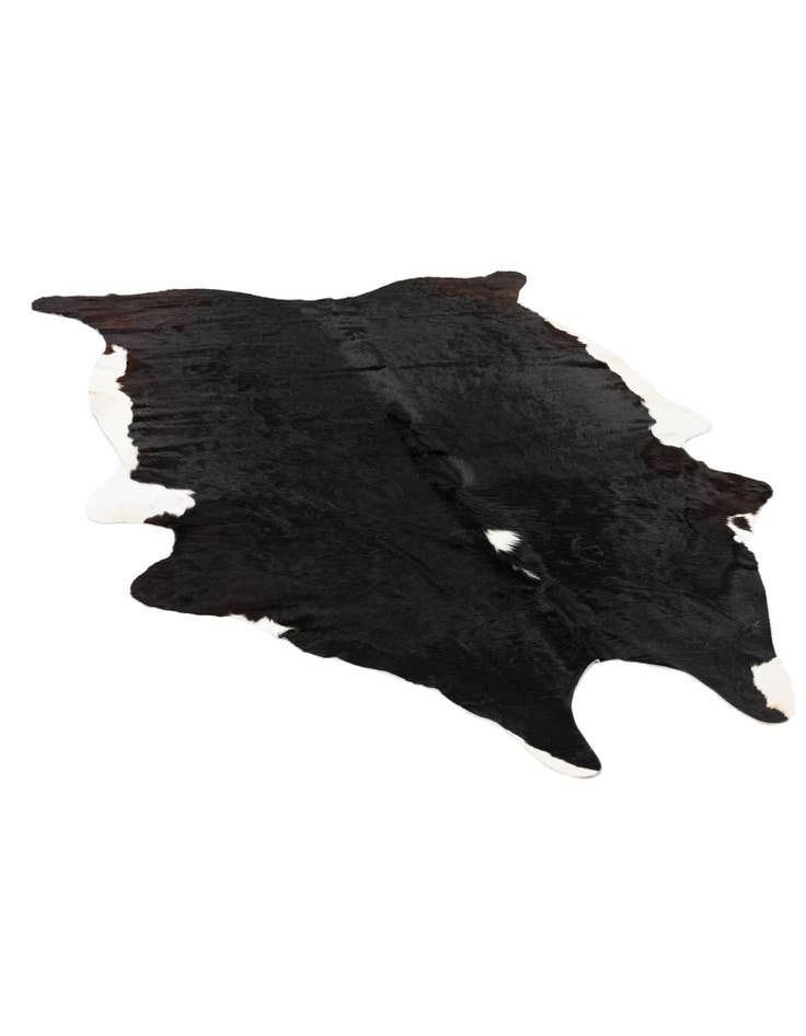 Detail image of  6' 2 x 7' 7 Cowhide Leather Rug