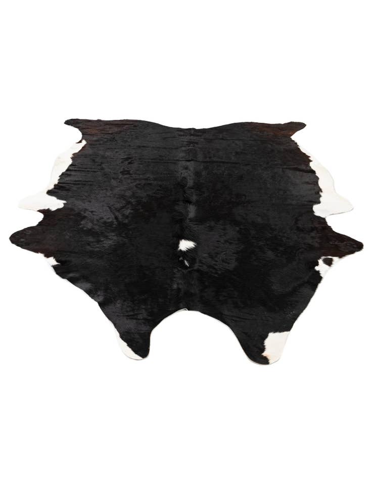 Detail image of  6' 2 x 7' 7 Cowhide Leather Rug