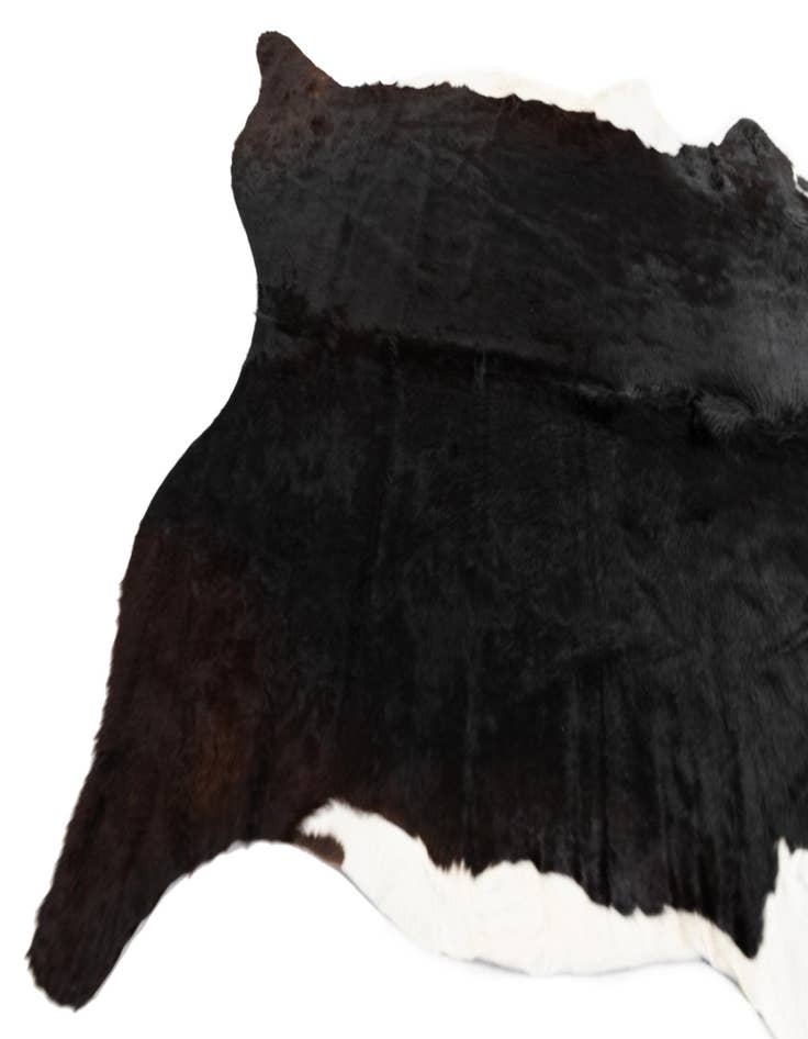 Detail image of  6' 2 x 7' 7 Cowhide Leather Rug