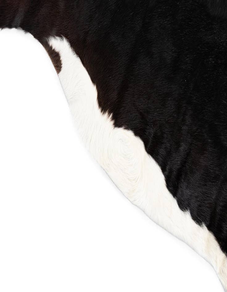 Detail image of  6' 2 x 7' 7 Cowhide Leather Rug