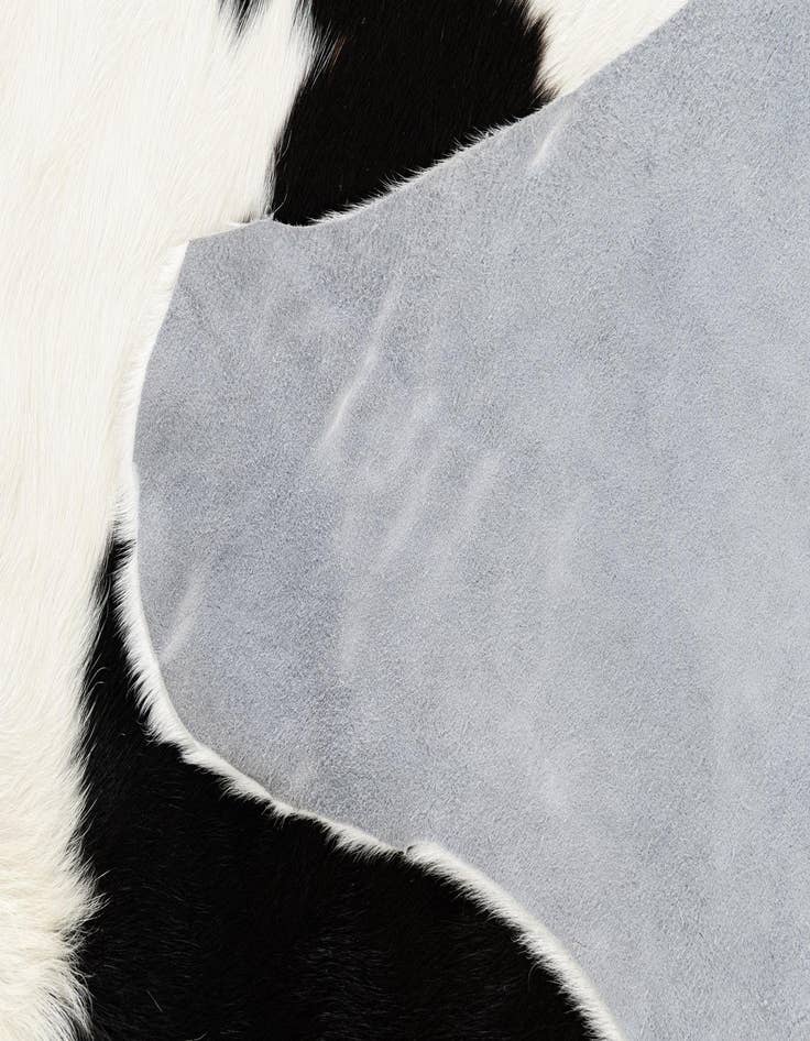 Detail image of  6' 3 x 6' 10 Cowhide Leather Rug