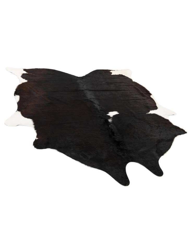 Detail image of  6' 2 x 7' 1 Cowhide Leather Rug