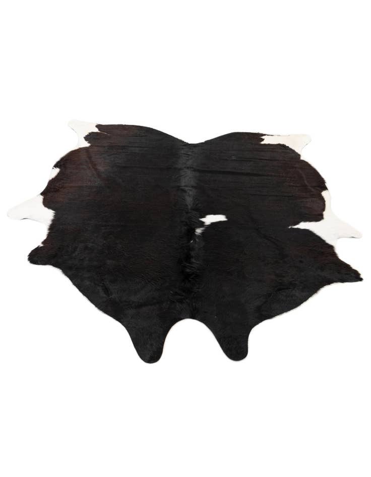 Detail image of  6' 2 x 7' 1 Cowhide Leather Rug