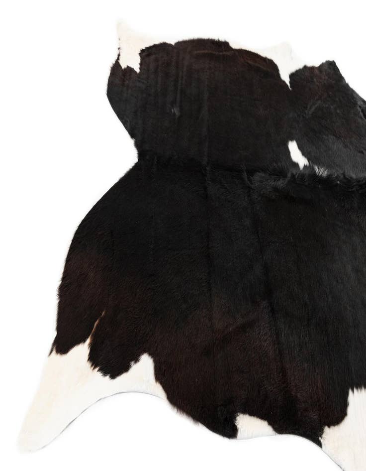 Detail image of  6' 2 x 7' 1 Cowhide Leather Rug