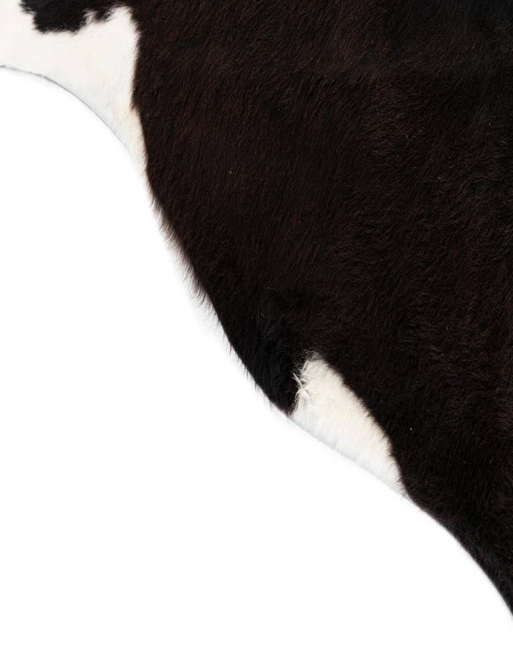 Detail image of  6' 2 x 7' 1 Cowhide Leather Rug