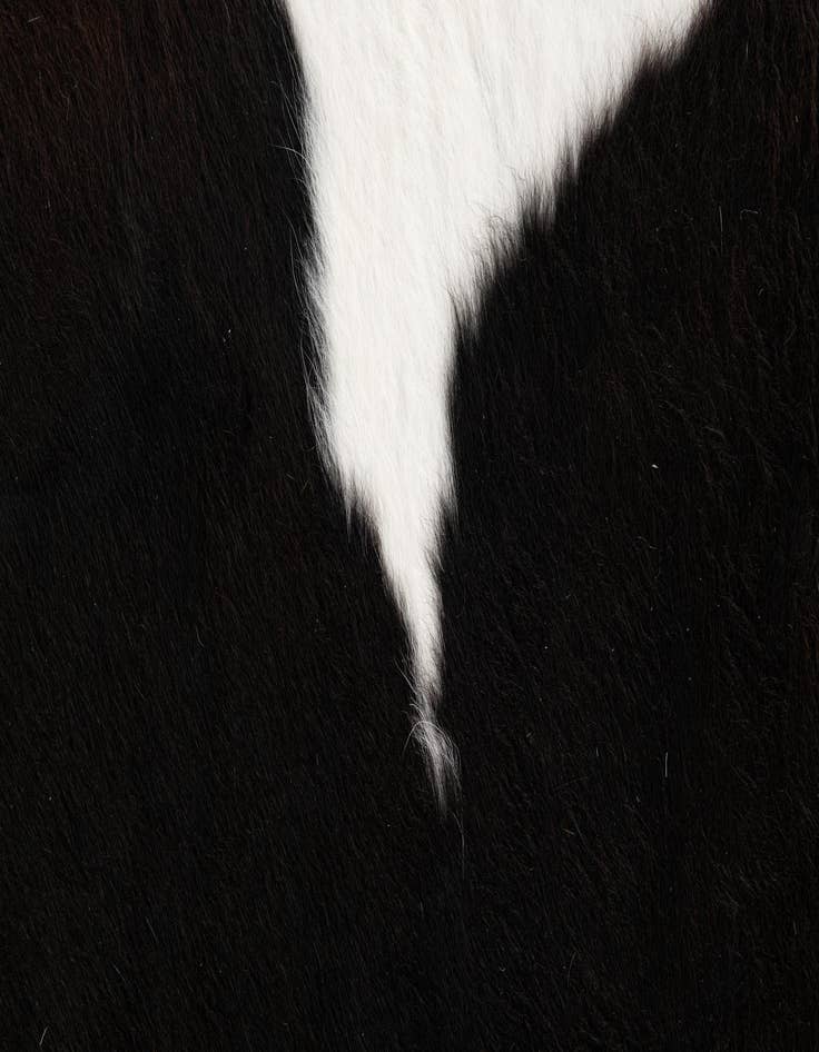 Detail image of  6' 2 x 7' 1 Cowhide Leather Rug