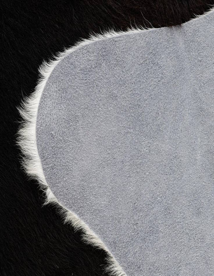 Detail image of  6' 2 x 7' 1 Cowhide Leather Rug